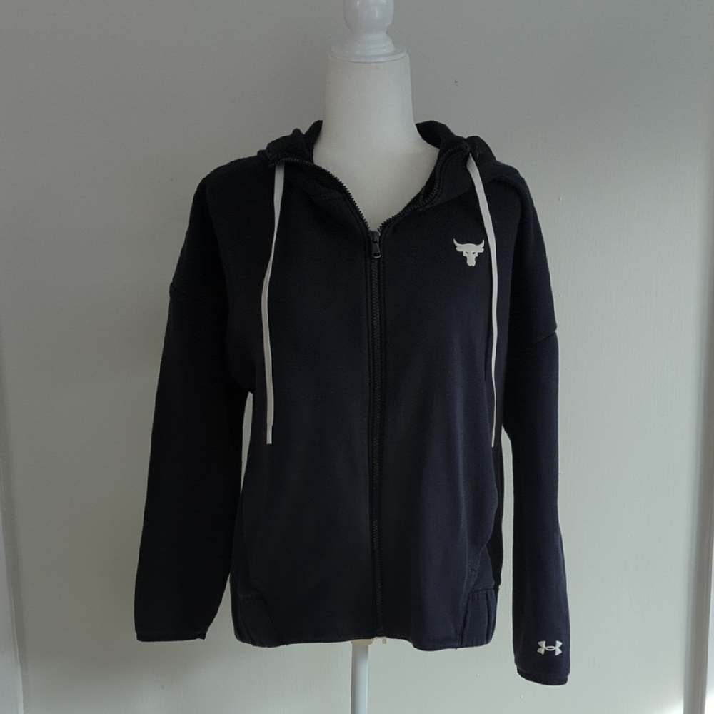 Under Armour Black Zip Hoodie Sweatshirt